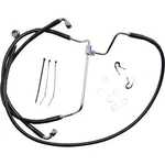 Drag Specialties 1741-3978 Extended Length Black Vinyl Brake Line Kit. Fixed Price $117.25.
