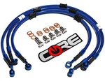 Yamaha R1 Brake Lines 1998-2000 2001 Front-rear Blue Braided Stainless Steel Kit. Fixed Price $189.00.