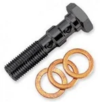 Goodridge Ebony 3/8IN.-24 Double Banjo Bolt Motorcycle Street Bike P773-03BK. Fixed Price $30.41.