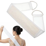 Lxuejie Natural Loofah Back Scrubber, Exfoliating Count (pack 1), White. Fixed Price $11.01.