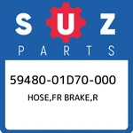 59480-01D70-000 Suzuki Hose,fr Brake,r 5948001D70000, New Genuine Oem Part. Fixed Price $102.25.
