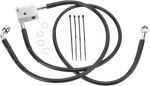 Drag Specialties Brake Line Rear Black +3" Softail '00-'03 640221-3BLK. Fixed Price $91.30.