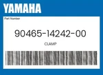Yamaha Genuine Clamp 90465-14242-00. Fixed Price $35.42.