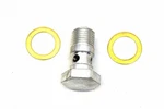Oil Line Banjo Bolt And Washer Kit For Harley Davidson By V-twin 3003-3. Fixed Price $17.42.