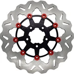 Galfer Rotor 11.5" Floating Wave Front Black/red Buttons DF680CW-B-R. Fixed Price $249.62.