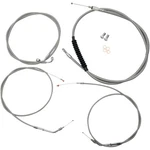 Standard Ss Braided Cable/brake Line Kit For 15" 17" Ape Hangers LA-8300KT-16. Fixed Price $176.07.