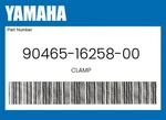 Yamaha Genuine Clamp 90465-16258-00. Fixed Price $11.01.