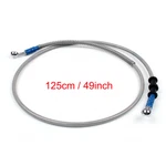 125CM / 49" M10 Brake Oil Hose Line Banjo Fitting Stainless Steel End #3. Fixed Price $17.63.