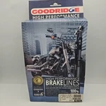 HD9218-A Goodridge Harley Style Dot Stainless Braided Brake Line 91-92 Fxdb. Fixed Price $98.00.