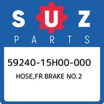 59240-15H00-000 Suzuki Hose,fr Brake NO.2 5924015H00000, New Genuine Oem Part. Fixed Price $150.35.