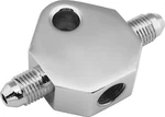 Bikers Choice Chrome Brake Tee 1/8 Npt Center Male AN-3 Side Holes. Fixed Price $31.99.