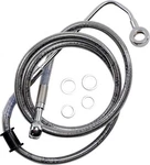 Drag Specialties Extended Stainless Steel Front Brake Line Kit - Clear Coated. Fixed Price $76.60.