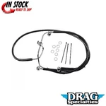 Drag Specialties 1741-2911 Extended Length Black Vinyl Brake Line Kit +10". Fixed Price $109.15.