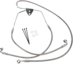 Drag Specialties 1741-2624 Extended Stainless Steel Front Brake Line Kit 15 3.... Fixed Price $112.30.