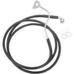 Drag Specialties Front Brake Line 64-1/2" Black Stainless Steel 1741-4504. Fixed Price $85.00.