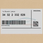 Genuine Bmw 34322332026 - Brake Line. Fixed Price $101.30.