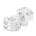 Burly Brand Reaper Riser Clamp 1-1/2IN Tall For 1IN Bar, Set Chrome B12-8011C. Fixed Price $119.03.