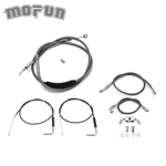 12" 14" Bar Brake Clutch Throttle Cable Kit For Harley 12-17 Dyna Street Bob Abs. Fixed Price $128.99.