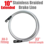 +10" Front Upper Non-abs Brake Line For Harley Touring Flhtk Fltr Flhr Flhx. Fixed Price $29.95.