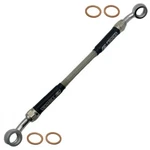 S/s Braided Upper Front Brake Hose; Bmw K75/75C, K100; 34 32 451 569 /venhill. Fixed Price $69.26.