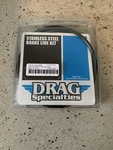 Drag Specialties Stainless Steel Brake Line Kit 1741-2556-NEW!. Fixed Price $10.00.