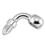 Goodridge Universal Long 90DEG. Tube Adapter - Chrome Motorcycle Street Bike. Fixed Price $41.96.