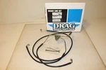 Drag Specialties Black 09-11 Brake Line Flh Lwr/abs 1741-2939 For Harley Davidso. Fixed Price $72.79.