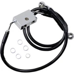 Drag Specialties Extended Length Front Brake Line Xl Black +8" 614745-8BLK. Fixed Price $110.11.