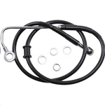 Drag Specialties Standard Length Front Stainless Steel Brake Line Kit - Black Vi. Fixed Price $96.55.