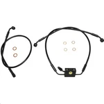 Magnum Black Coated Xr Stainless Front Brakeline Kit With Fittings - 22IN.. Fixed Price $286.06.
