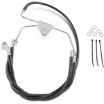 Drag Specialties +4" Brake Line Front Black Vinyl Flh 96-07 660411-4BLK. Fixed Price $138.67.