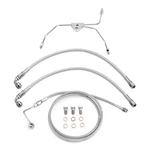 Upper&lower 76.7 Extended Length Brake Line Kit For Harley 09-13 Touring Abs. Fixed Price $69.65.