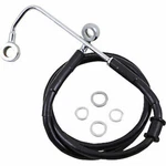 Drag Specialties 1741-5787 Brake Line +10" Black '15-'17 Softail. Fixed Price $96.85.