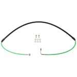 Tusk Front Motorcycle Steel Braide Brakeline Green For Kawasaki KX125 1995-2003. Fixed Price $51.22.