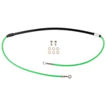 Tusk Front Motorcycle Steel Braided Brake Line Standard Length Green. Fixed Price $50.49.