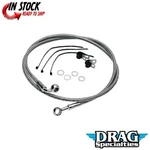 Drag Specialties 1204-2740 Front Upper Stainless Steel Brake Line Kit. Fixed Price $51.40.