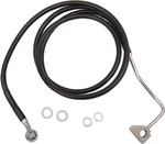 Drag Specialties Brake Line Front Black +4" With Abs 1741-3996. Fixed Price $85.00.