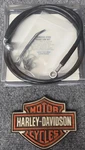Drag Specialties Black +8" Brake Line Ft Wg '93-'05 1741-2584. Fixed Price $55.00.