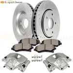 Front Brake Rotors Ceramic Pads Calipers For Town & Country Dodge Grand Caravan. Fixed Price $173.54.