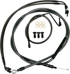 Harley Flhr Cable/brake Line Kit Beach Bars Chop LA-8011KT-04 Stainless. Fixed Price $97.20.