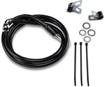 Drag Plus 4" Black Vinyl Front Brakeline Kit 46IN Harley Davidson Fx Xl 88-03. Fixed Price $60.85.