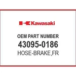 Kawasaki Hose-brake,fr 43095-0186 Oem New. Fixed Price $149.13.