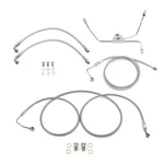 16"-18" Handlebar Abs Chrome Front Cable Kit For Harley 38937-09 42388-09. Fixed Price $131.39.