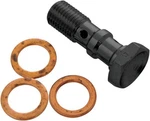 Goodridge Deluxe Professional Builders Brake Line Double Banjo Bolt 3/8"-24 Blk. Fixed Price $27.06.