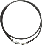 Drag Specialties Stainless Steel Hydraulic Clutch Lines 80 1/8" Overall Black.... Fixed Price $86.99.