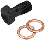 Goodridge P775-03BK Banjo Bolt 3/8-24 Single Black. Fixed Price $13.95.