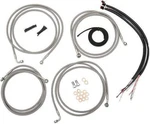 Choppers Complete Handlebar Cable Brake Line Kit Black LA-8100KT2-19B. Fixed Price $341.72.