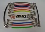 Oha Stainless Braided Front Brake Line Kit For Honda CB750 F2 Twin Disc 1977. Fixed Price $116.68.