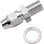 Drag Universal Street Motorcycle Brake Fitting Chrome 3/8" 24 Sae Male Straight. Fixed Price $17.29.