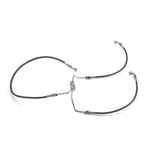 12"-14" Handlebar Braided Brake Line Kit For Harley Road King Flhrc Non-abs. Fixed Price $78.99.